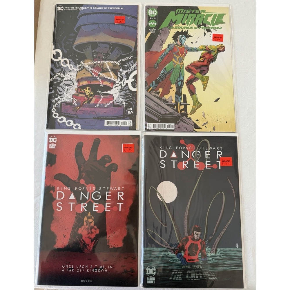 DC Black Label Danger Street & Mister Miracle Comic Lot 4 NM 2021 2023